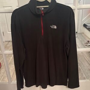 The North Face Black Fleece with Red Accent